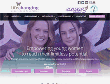 Tablet Screenshot of lifechangingexperiences.org